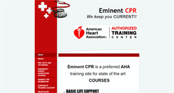 Desktop Screenshot of eminentcpr.com