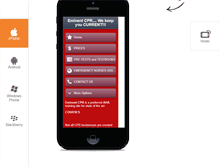 Tablet Screenshot of eminentcpr.com